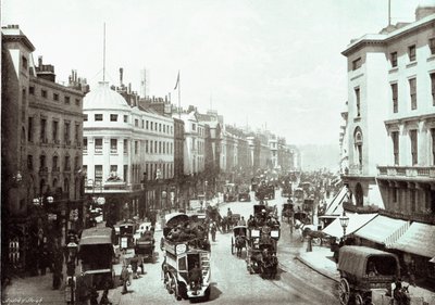 Regent Street, London, ca. 1900 von English Photographer